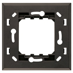 Supporto parete 2 moduli nero per comando radio EnOcean Bluetooth ZigBee