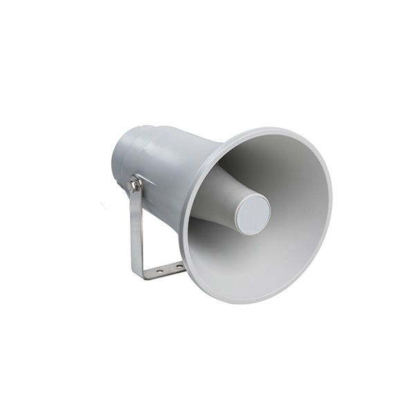 Diffusore tromba 15W, telaio ABS, staffa inox orientabile, applicazioni industriali/piscine, EN54-24