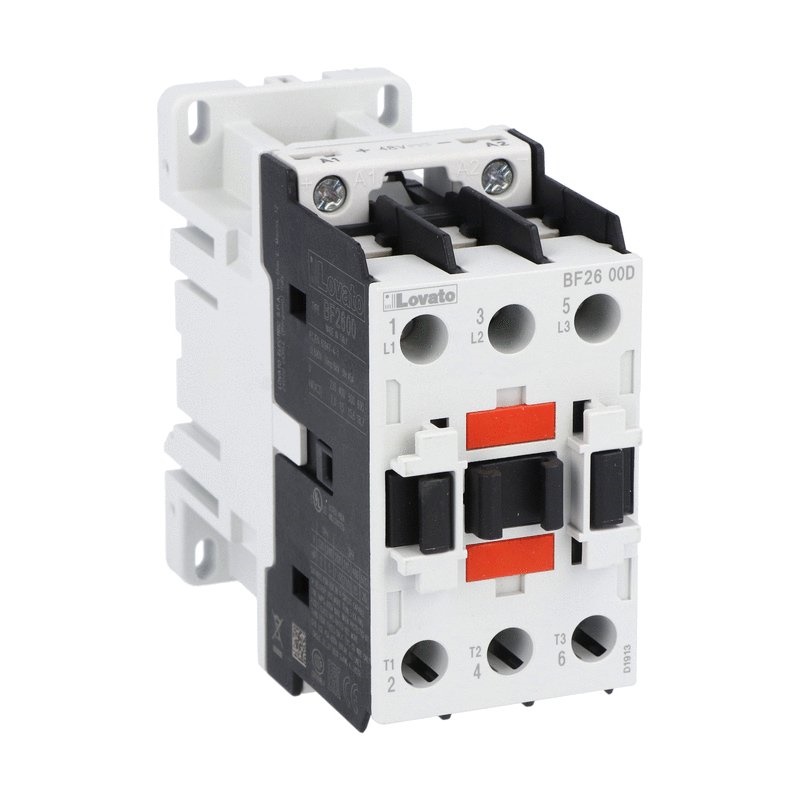 Contattore tripolare 3 poli 26A AC3 bobina DC 110V per impianti elettrici industriali
