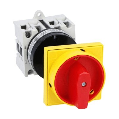 Interruttore magnetotermico tripolare 40A blocco manuale protezione differenziale IP65 quadro industriale civile blu