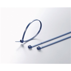 Fascetta rilevabile 203x4,7 mm blu resistente corrosione per settore alimentare e farmaceutico