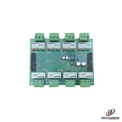 SCHEDA A 8 RELE  PER MODULO STG-OUT