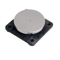 CONTROPLACCA SENZA SNODO 55MM NERA