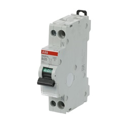 Interruttore automatico unipolare SN201L B20 20A tipo B protezione circuiti 230V industriale civile