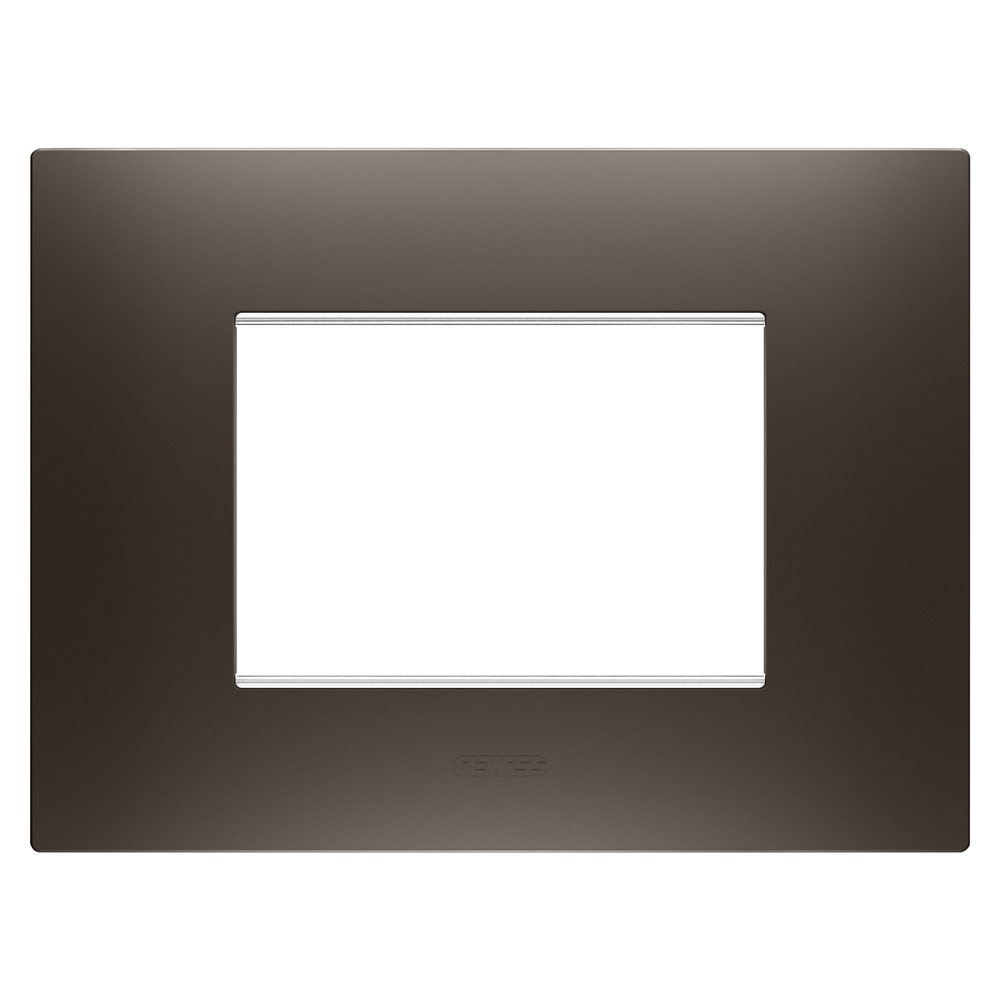 PLACCA EGO - IN TECNOPOLIMERO VERNICIATO - 3 POSTI - BROWN SHADE - CHORUSMART