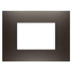 PLACCA EGO - IN TECNOPOLIMERO VERNICIATO - 3 POSTI - BROWN SHADE - CHORUSMART