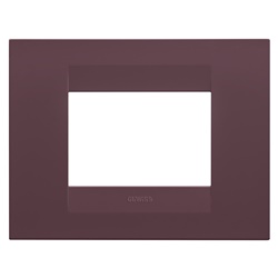 PLACCA GEO - IN TECNOPOLIMERO VERNICIATO - 3 POSTI - TUSCAN RED - CHORUSMART