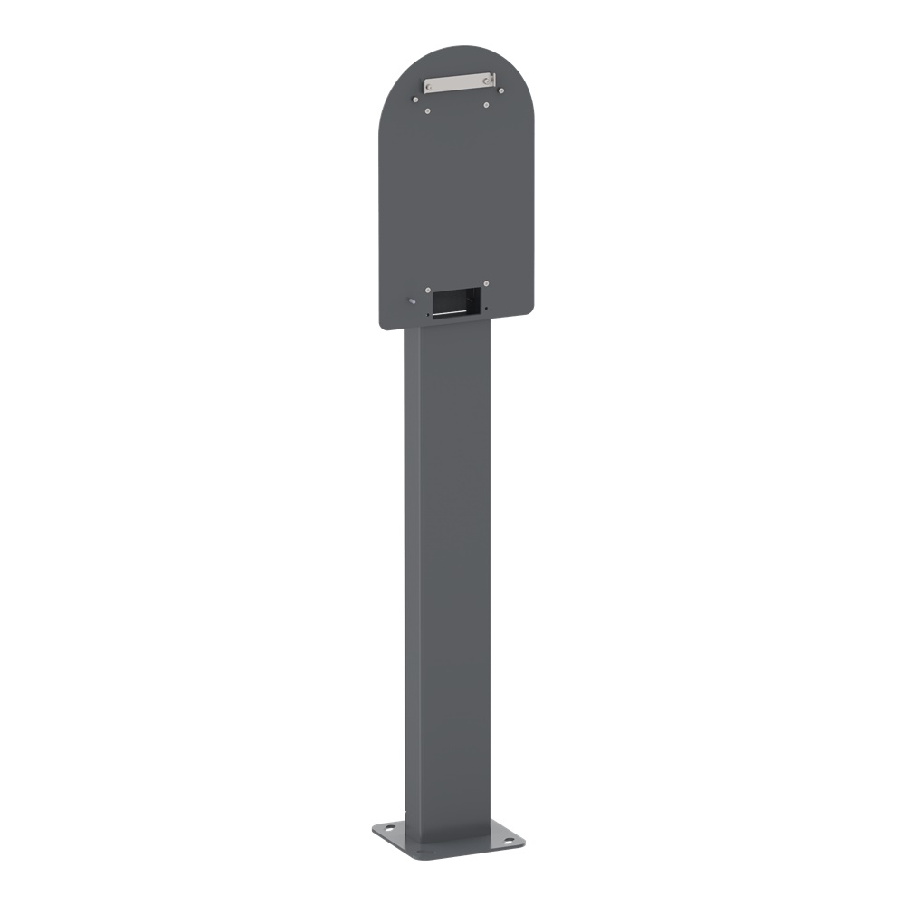 Piedistallo montaggio EVlink Pro AC supporto 1 stazione ricarica pavimento grigio