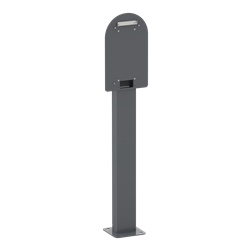 Piedistallo montaggio EVlink Pro AC supporto 1 stazione ricarica pavimento grigio