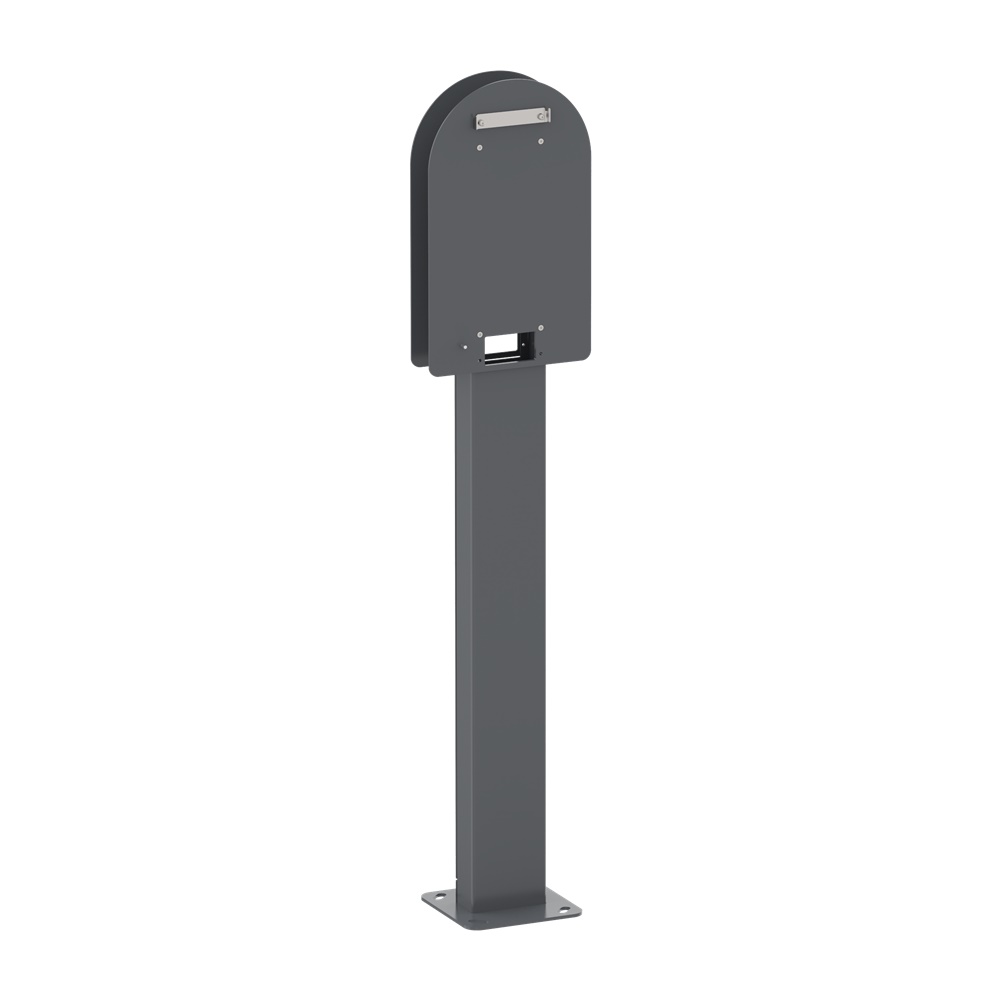 Piedistallo EVlink Pro AC supporto doppia stazione ricarica pavimento grigio scuro
