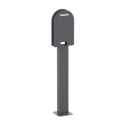 Piedistallo EVlink Pro AC supporto doppia stazione ricarica pavimento grigio scuro