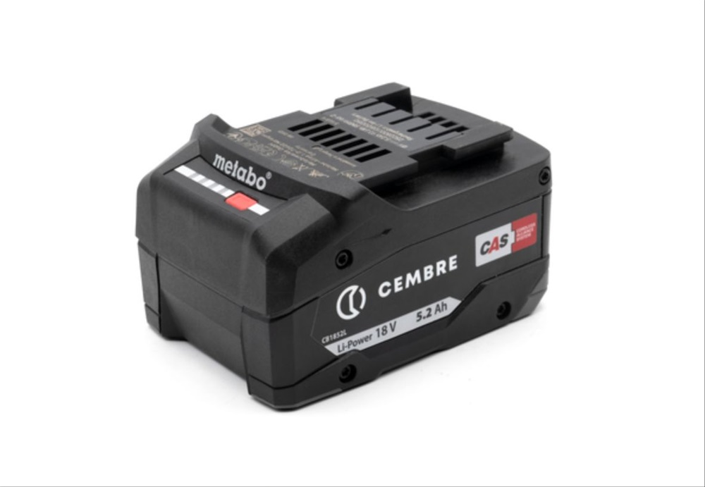 Batteria Li-Ion 18V 5.2Ah alta capacità utensili manuali