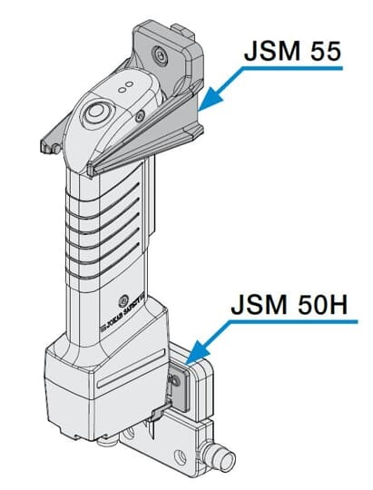Supporto JSM 55 robusto per fissaggio accessori JSHD4 impianti elettrici