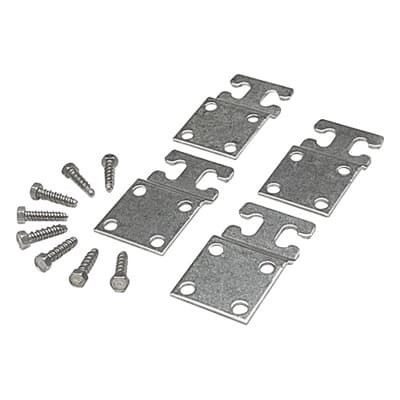 Set piedini inox AISI 304 per montaggio componenti elettrici, 4 pezzi resistente corrosione