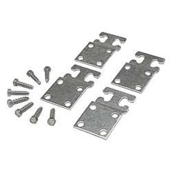 Set piedini inox AISI 304 per montaggio componenti elettrici, 4 pezzi resistente corrosione