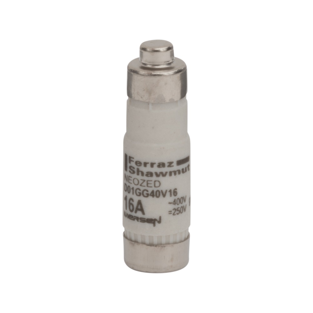 Fusibile bassa tensione Neozed D0 D01 16A 400VAC/250VDC protezione cavi e impianti