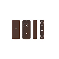 Cover marrone plastica slim per contatto magnetico accessori elettrici ricambio