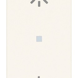 TASTO 1M ASSIALE SIMBOLO DIMMER BIA
