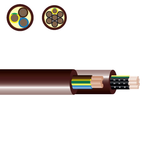 FS18OR18 300/500V 12 G 1,5 MARRONE