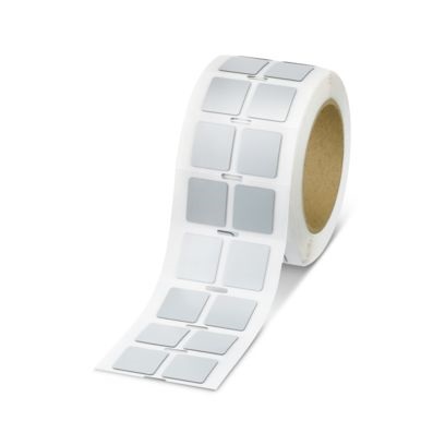 Etichetta personalizzabile 27x27mm per morsettiere