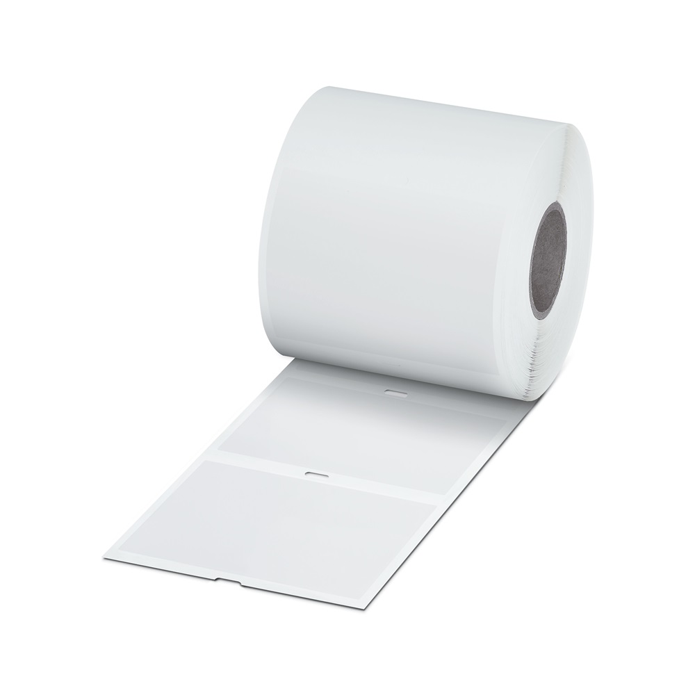 Etichetta plastica 100x73mm per morsettiere