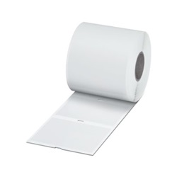 Etichetta plastica 100x73mm per morsettiere