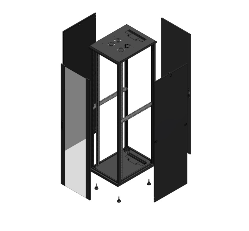 Armadio S70 47 600X800 AV SPL VER AR SPL TOL nero