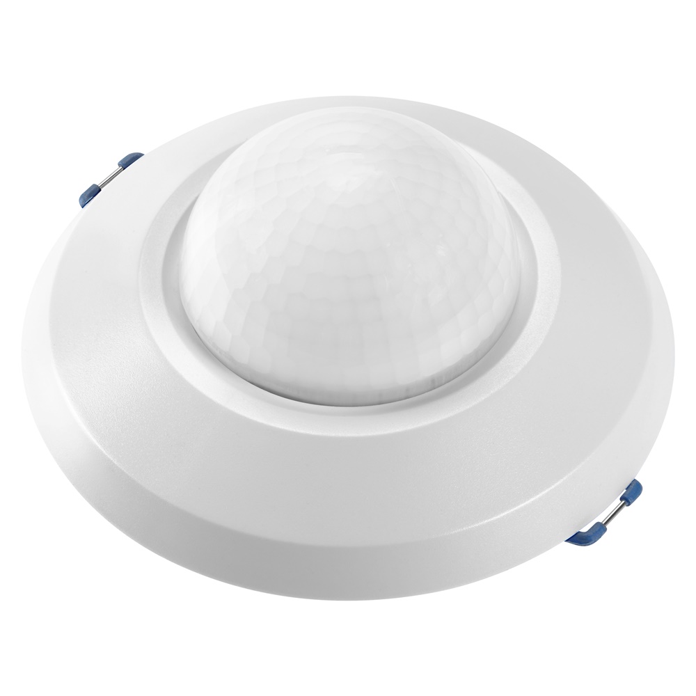 RIVELATORE DI PRESENZA A SOFFITTO - DA INCASSO IP20 O CON SCATOLA IP44 - RILEVAZIONE 360° - CHORUSMART