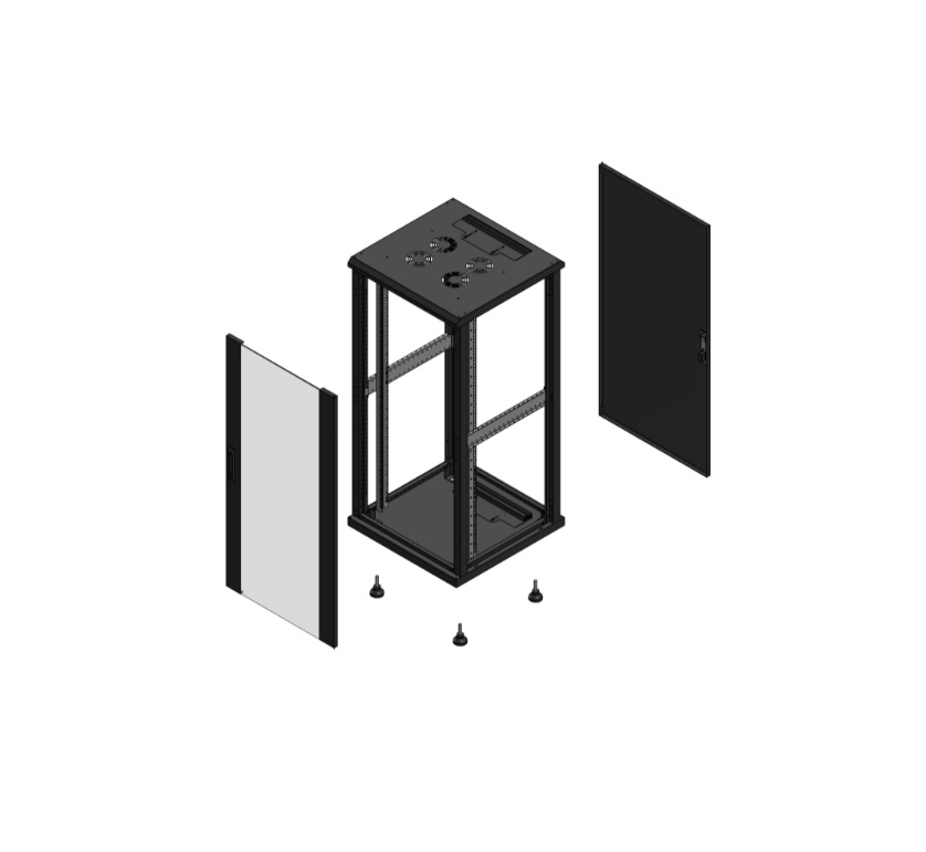 Armadio S70 26 600X600 AV SPL VER AR SPL TOL EX nero