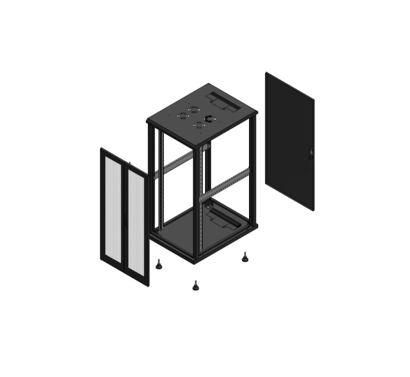 Armadio S70 26 600X800 AV DBL PERF AR SPL TOL EX nero