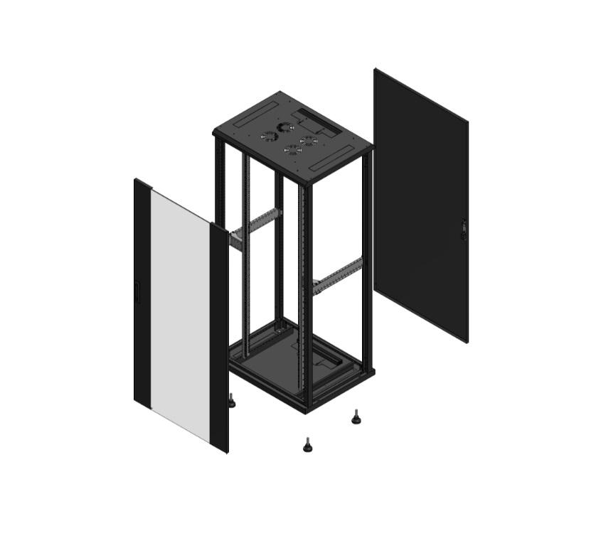 Armadio S70 36 800X600 AV SPL VER AR SPL TOL EX nero