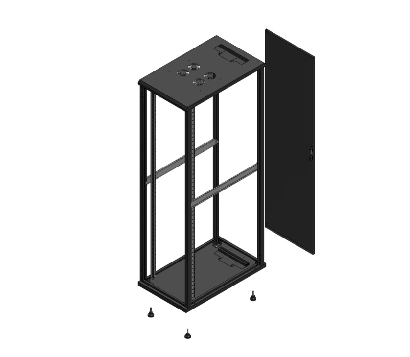 Armadio S70 47 600X1000 SP AR SPL TOL EX nero