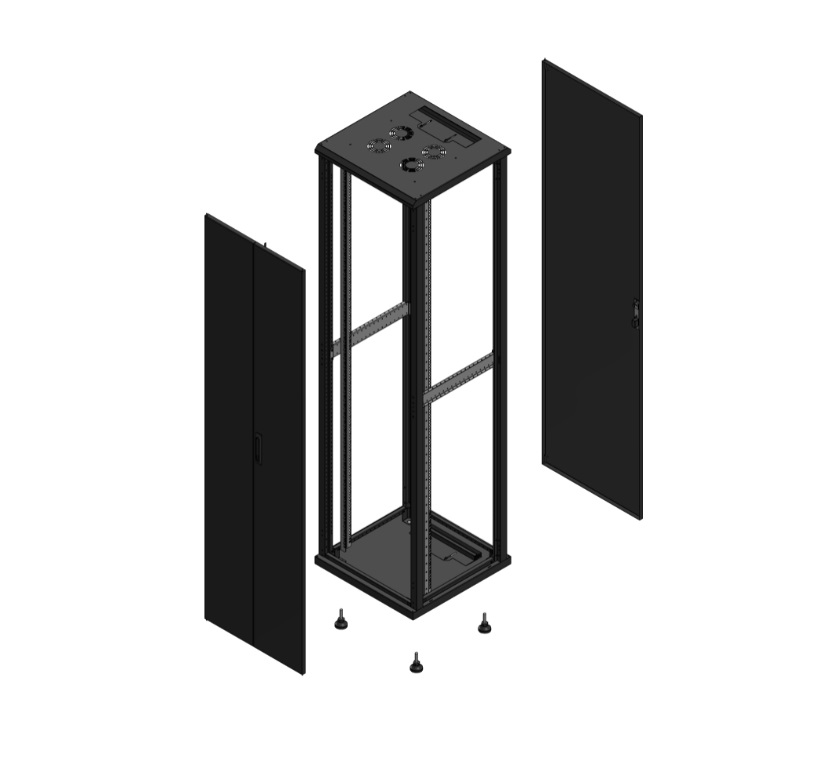 Armadio S70 47 600X600 AV DBL TOL AR SPL TOL EX nero