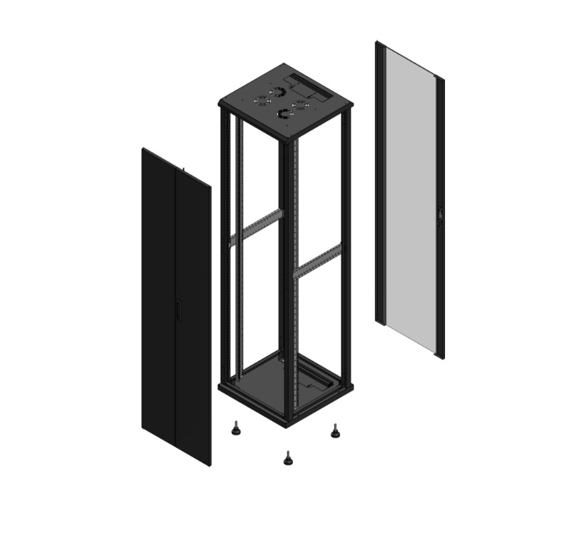 Armadio S70 47 600X600 AV DBL TOL AR SPL VER EX nero