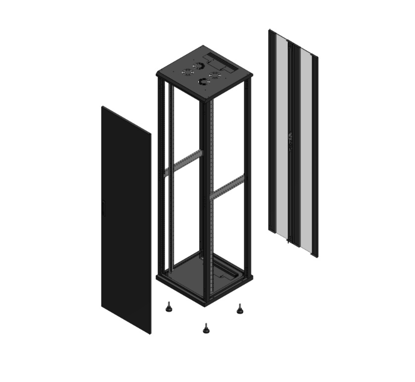 Armadio S70 47 600X600 AV SPL TOL AR DBL VER EX nero