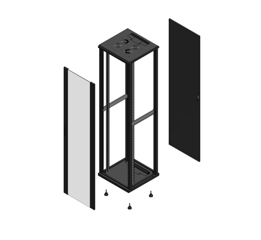 Armadio S70 47 600X600 AV SPL VER AR SPL TOL EX nero