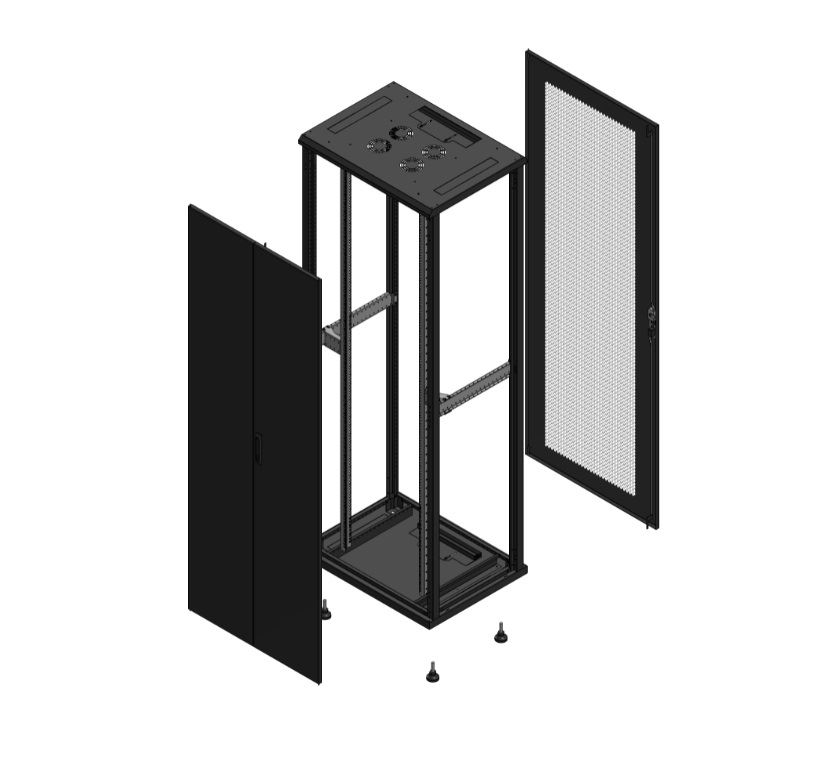 Armadio S70 47 800X600 AV DBL TOL AR SPL PERF EX nero