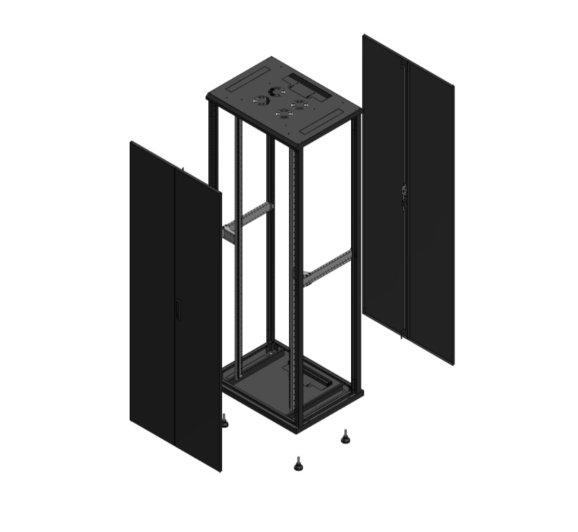 Armadio S70 47 800X600 AV DBL TOL AR DBL TOL EX nero