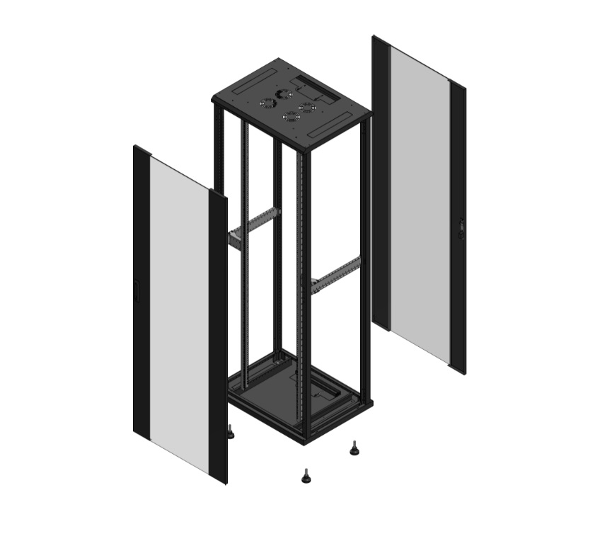 Armadio S70 47 800X600 AV SPL VER AR SPL VER EX nero