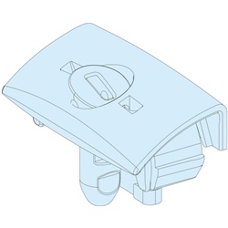 Piastra frontale con bloccaggio quattro giri maniglie serrature per configurazioni elettriche 2x10 alta qualità
