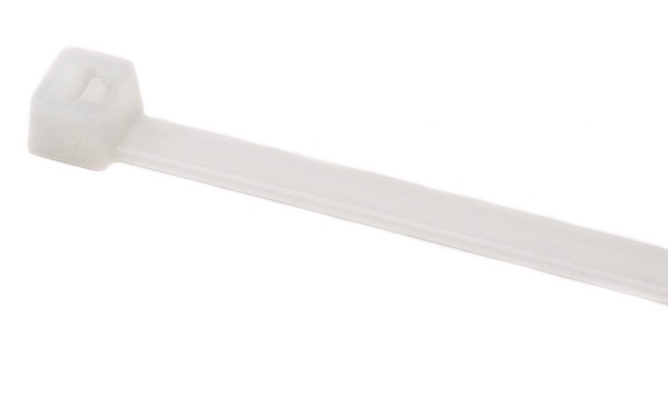 Fascetta in polipropilene 200x4,6 mm resistente chimica e temperature fino a 115°C per cavi e tubi