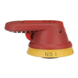 Maniglia OHY65L10B 65mm rosso/nero NEMA per quadri elettrici industriali