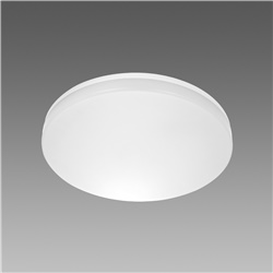 OBLO 747 LED 18W plafoniera LED compatta bianca con sensore luce 3000K uso residenziale e commerciale
