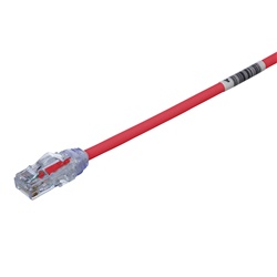 Patch cord in rame UTP Cat 6A 28 AWG, 2 m, rosso