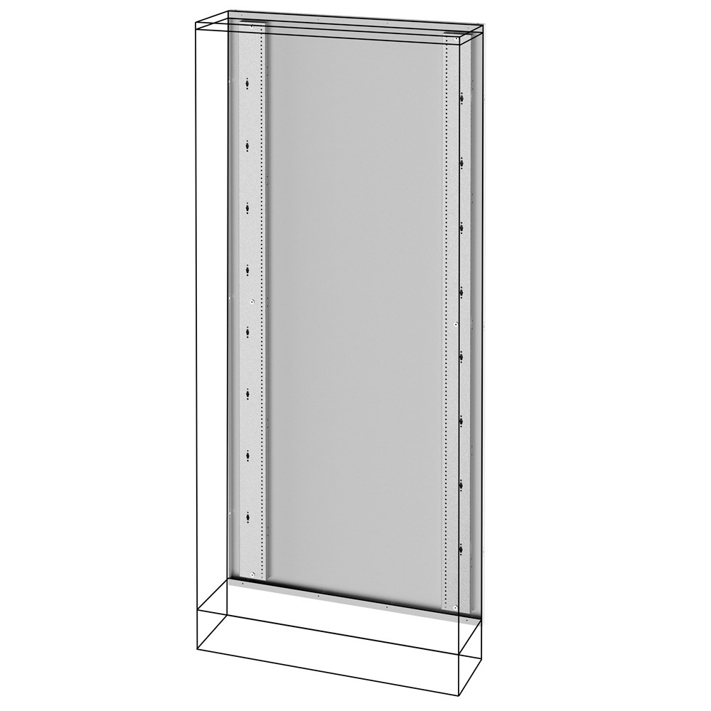 TELAIO POSTERIORE - QUADRO DA PAVIMENTO - QDX 630 L - 600X2000MM