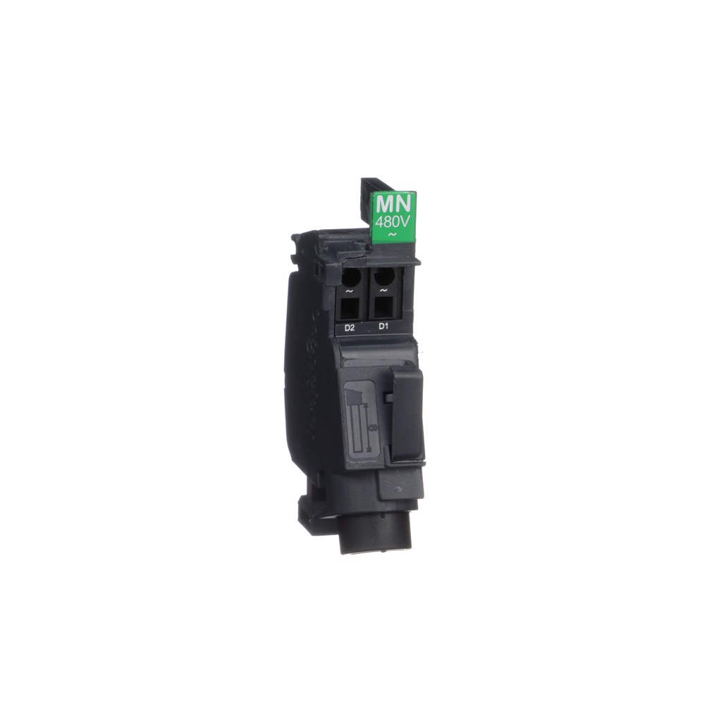 Bobina minima tensione 440/480 Vca 60 Hz per interruttori Compact NSXm e PowerPact B-frame, sgancio sicurezza bassa tensione, installazione rapida