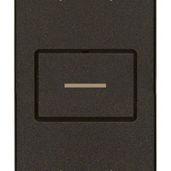 COMMUTATORE 1P 10AX NERO