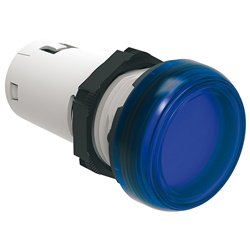 INDIC.LUM.MONOBL.BLU LED 12V