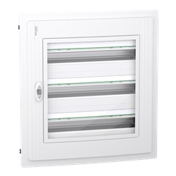 Centralino incasso PrismaSet XS 3x24 moduli porta vetro trasparente IP40 residenziale-terziario