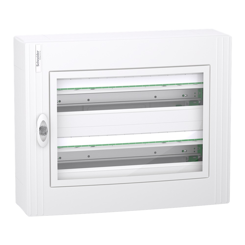 Centralino PrismaSet XS parete 2x24 moduli porta trasparente IP40 residenziale terziario